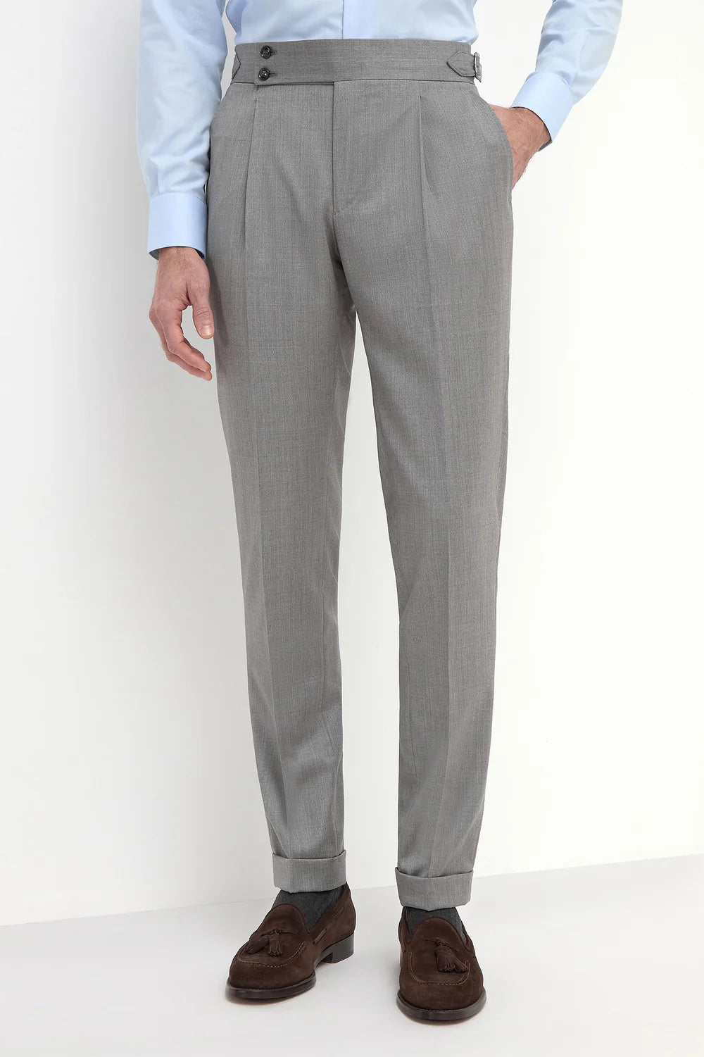Italian Trousers - Grey