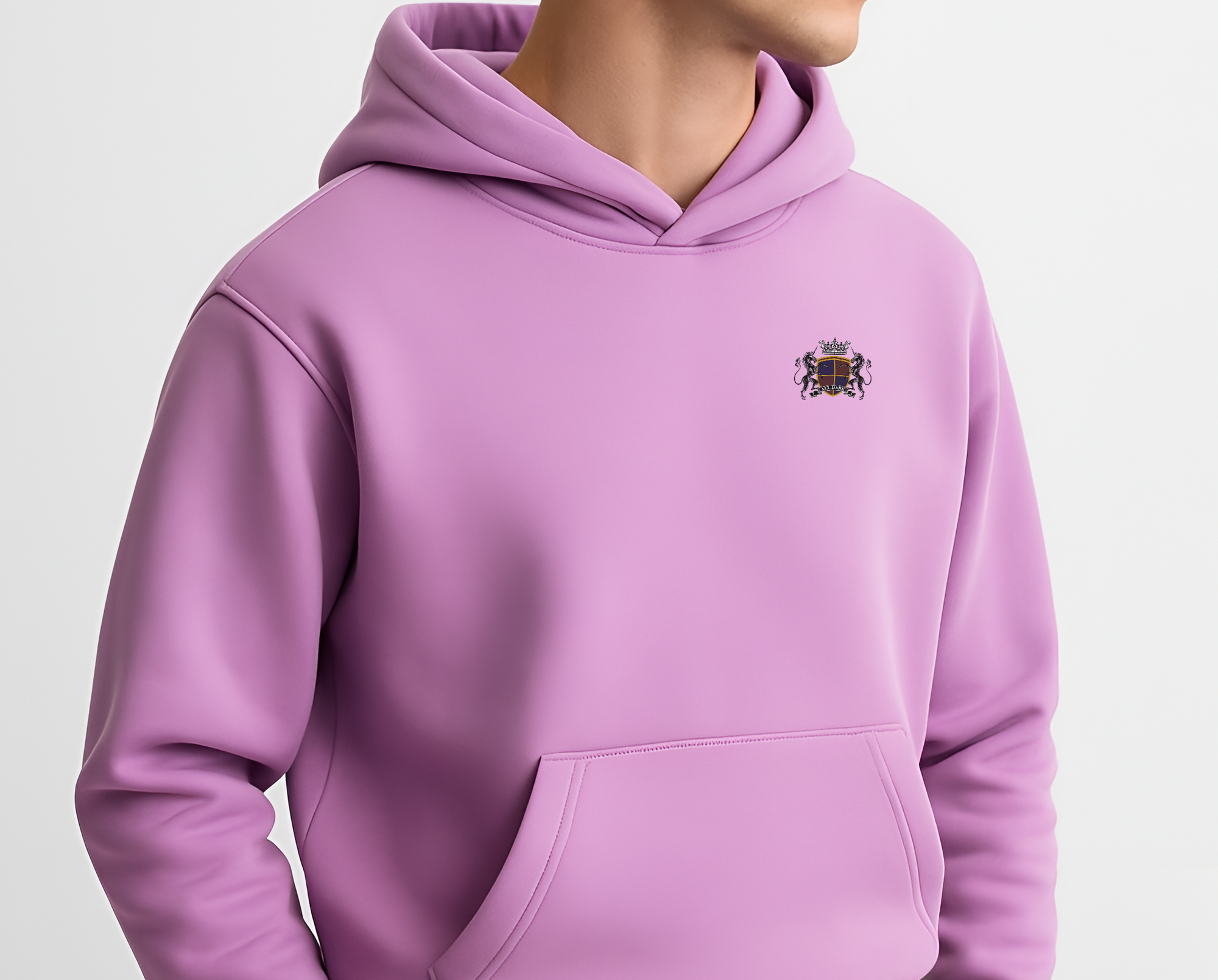 Men's Relaxed Lavender Hoodie