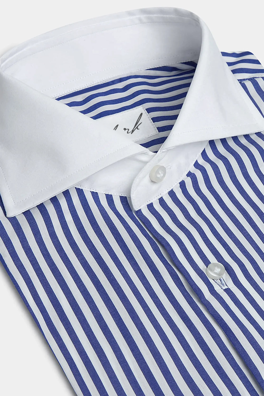 Striped Shirt - Blue white collar (Limited Edition)