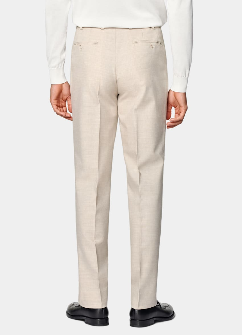 Slim Fit Trousers - Biege