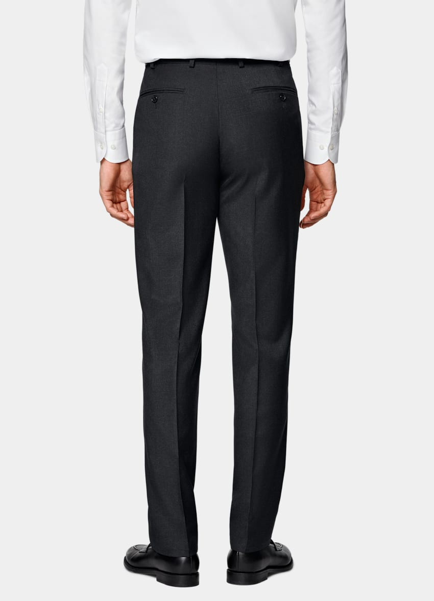 Slim Fit Trousers - Charcoal