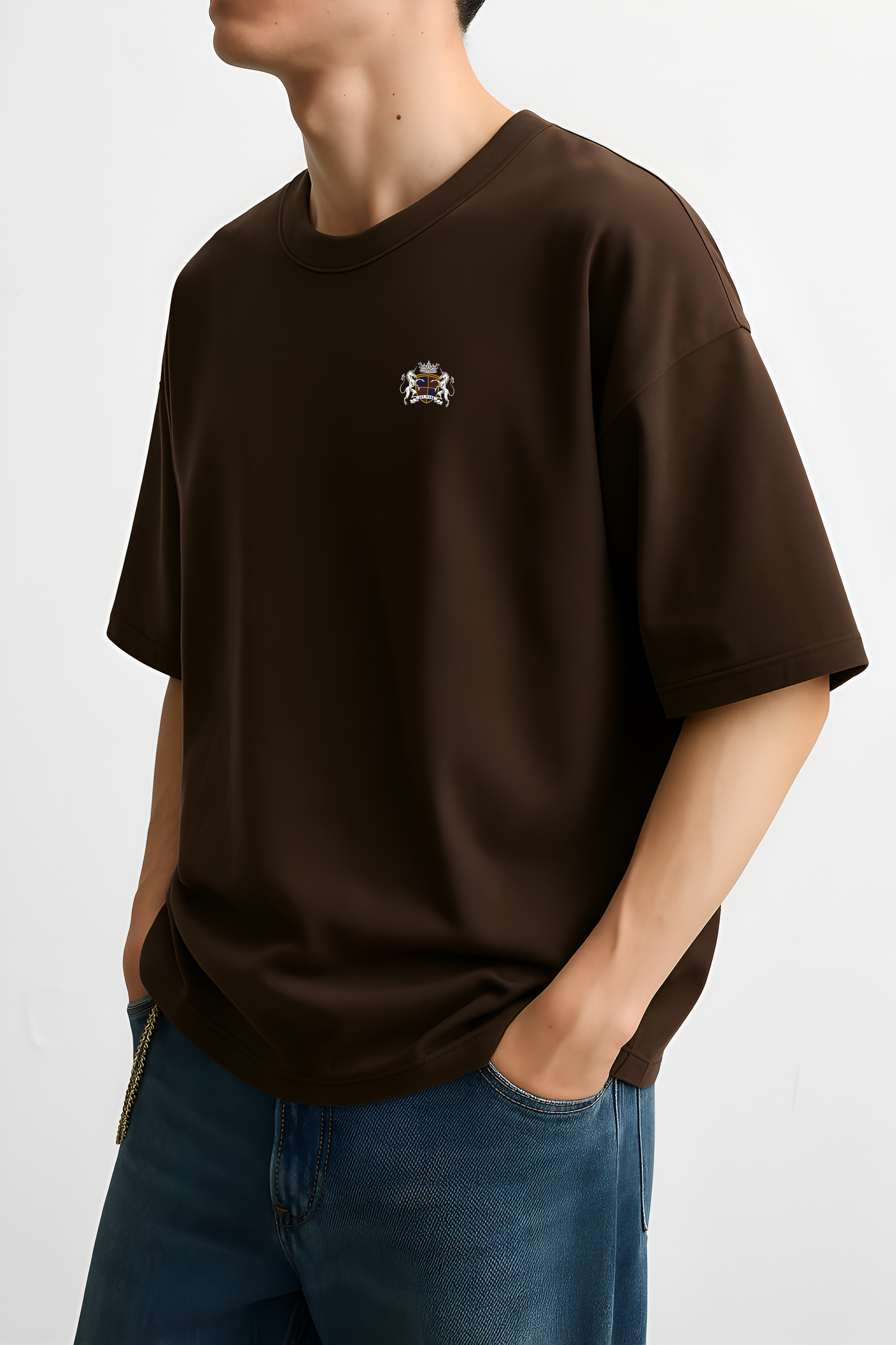 Men's Brown Oversize T-Shirt