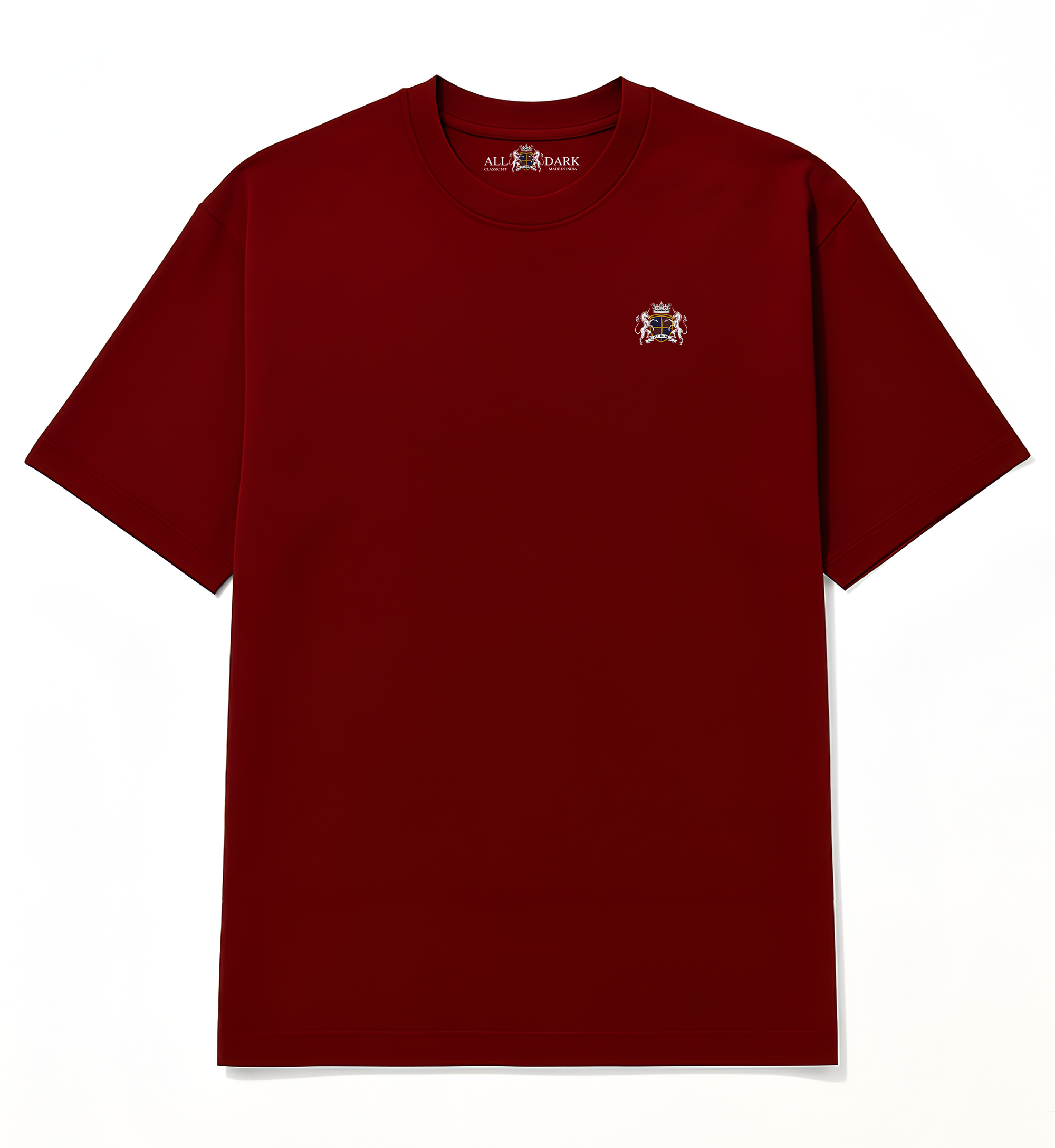 Men's Maroon Oversize T-Shirt
