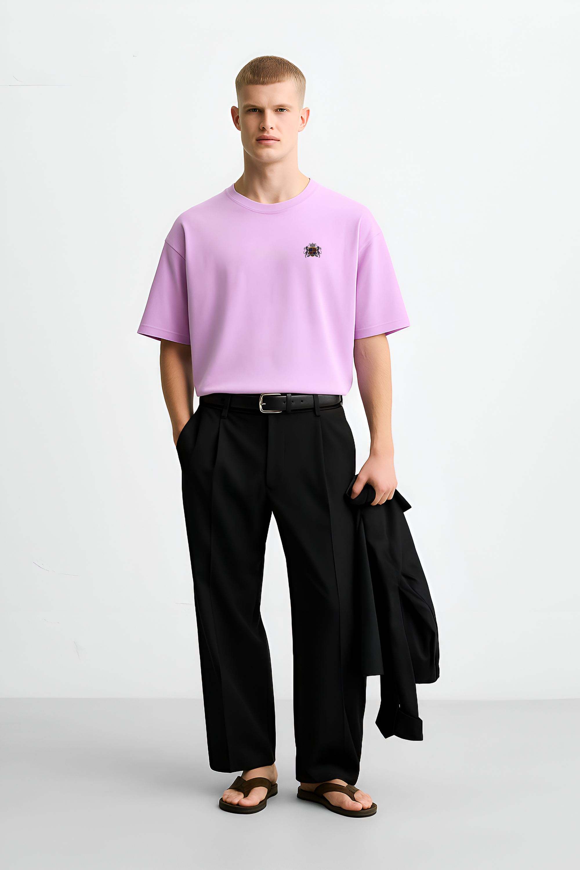 Men's Lavender Oversize T-Shirt