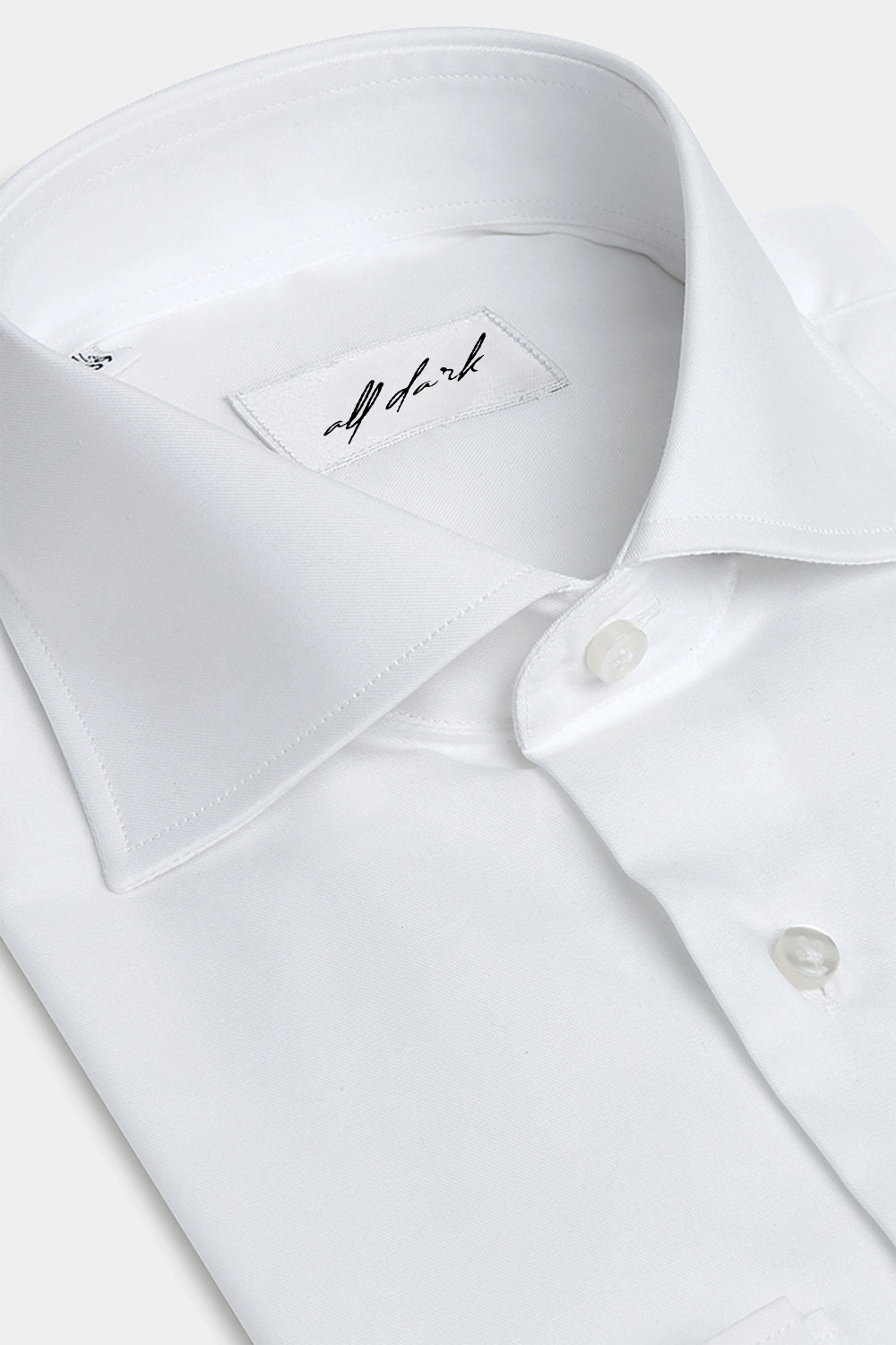 French Double Cuff Shirt - White