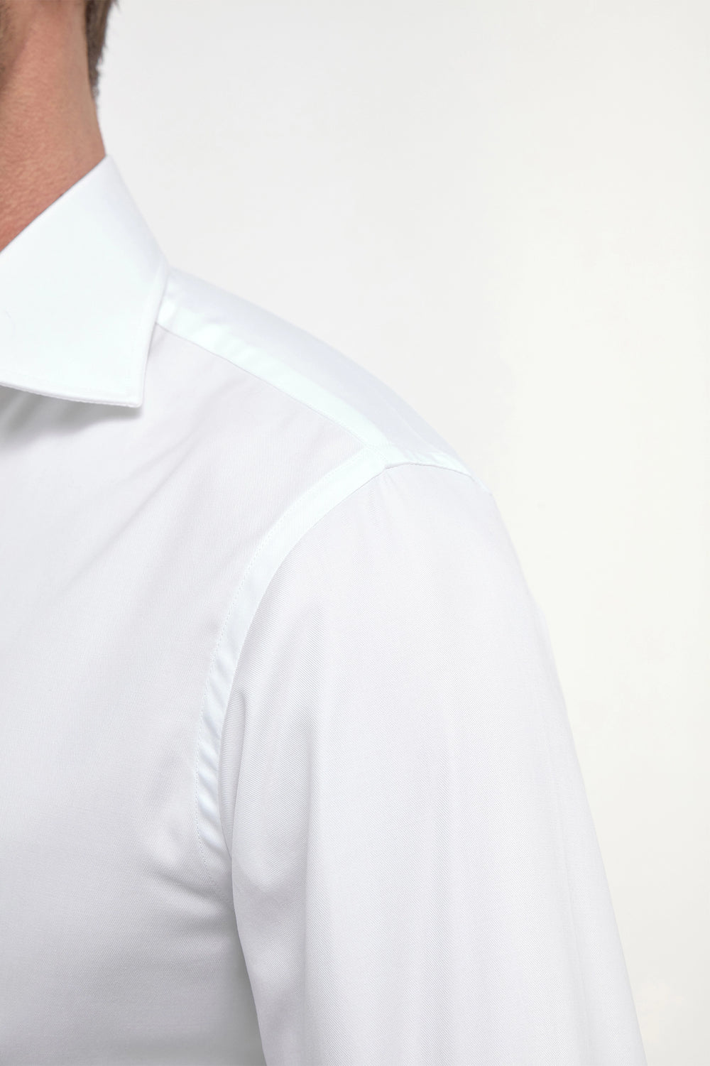French Double Cuff Shirt - White